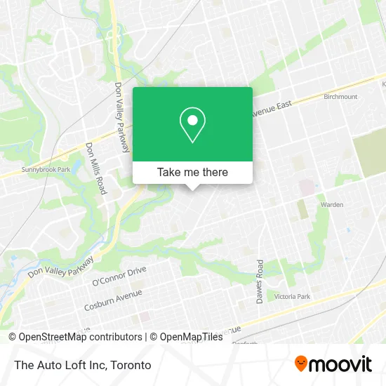 The Auto Loft Inc map
