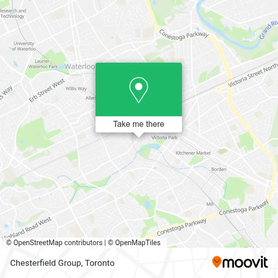 Chesterfield Group map