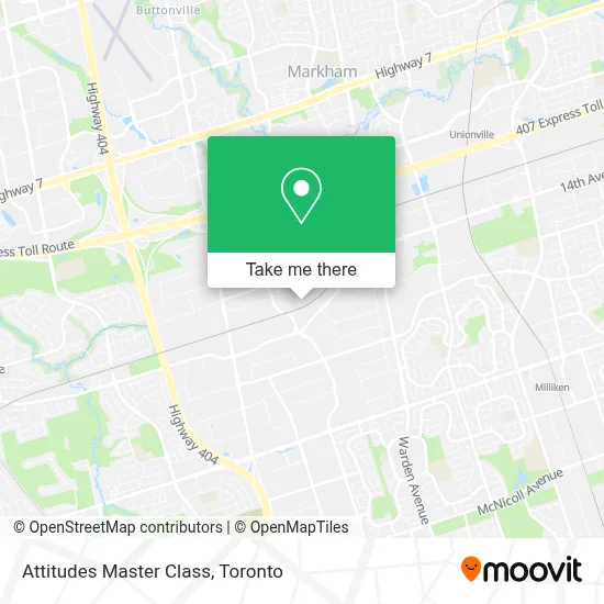 Attitudes Master Class map