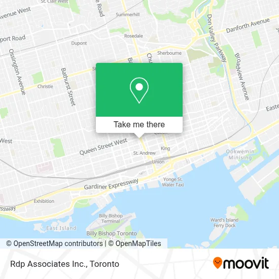 Rdp Associates Inc. map