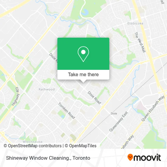 Shineway Window Cleaning. map