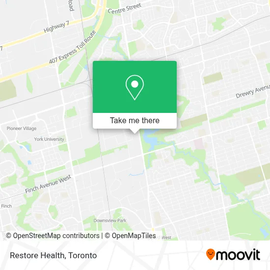 Restore Health map