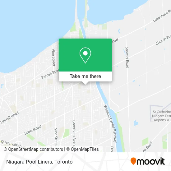 Niagara Pool Liners map