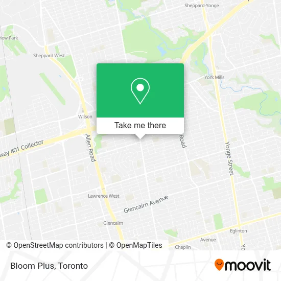 Bloom Plus map