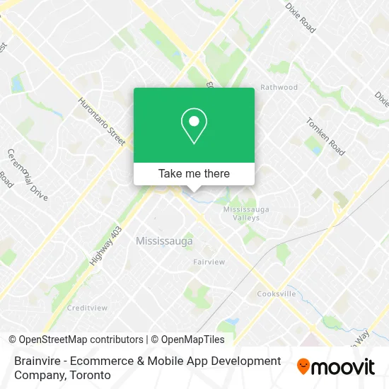 Brainvire - Ecommerce & Mobile App Development Company map