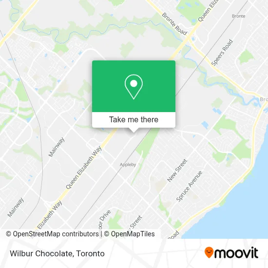 Wilbur Chocolate map