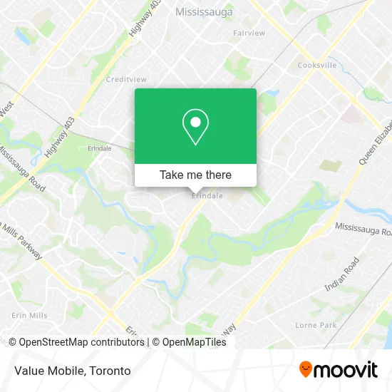 Value Mobile map