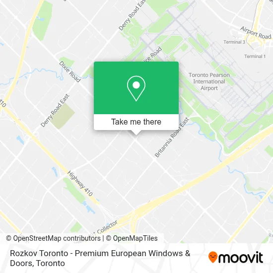 Rozkov Toronto - Premium European Windows & Doors map