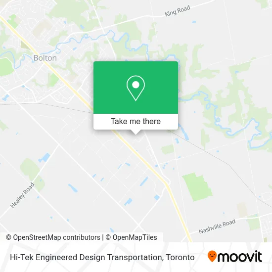 Hi-Tek Engineered Design Transportation map