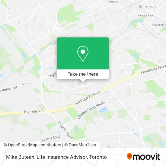 Mike Butean, Life Insurance Advisor map