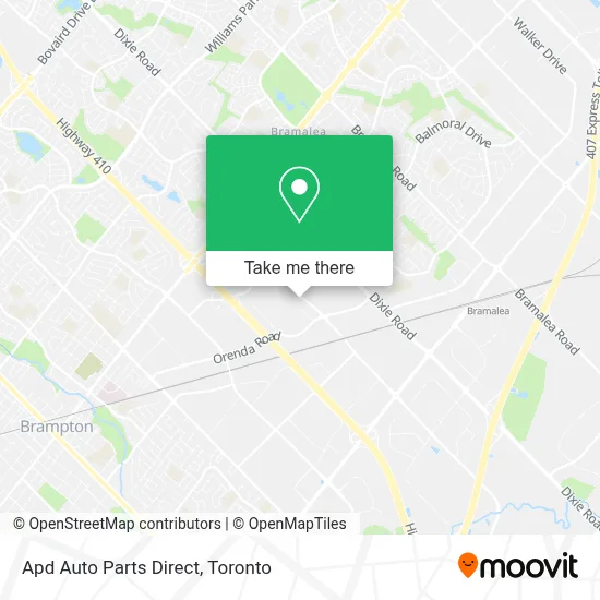 Apd Auto Parts Direct map