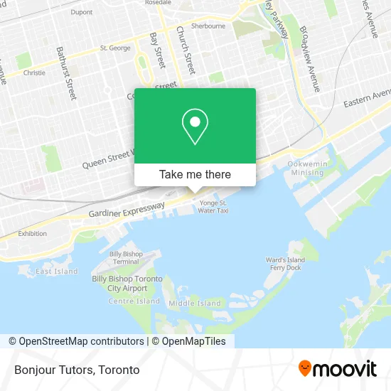 Bonjour Tutors map
