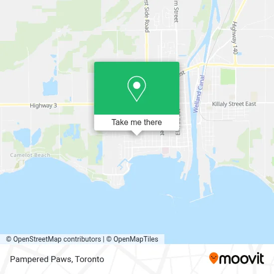 Pampered Paws map