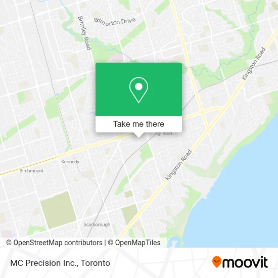MC Precision Inc. map