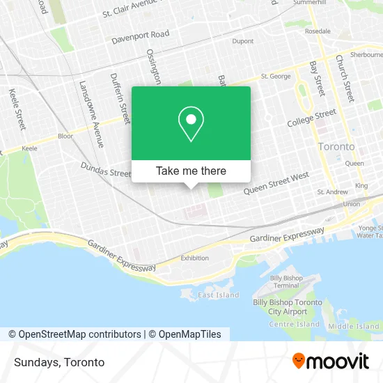 Sundays map