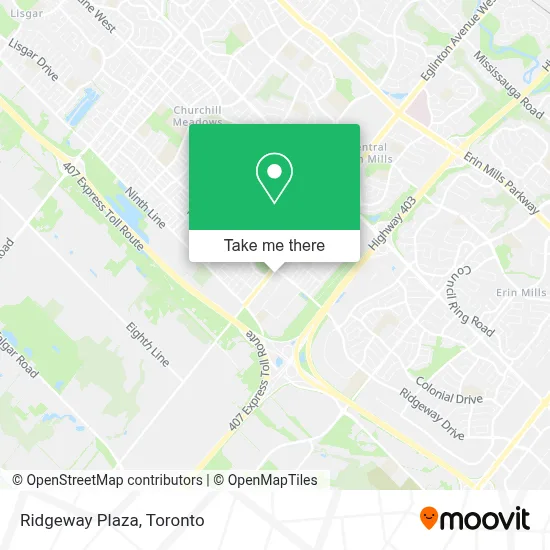 Ridgeway Plaza map