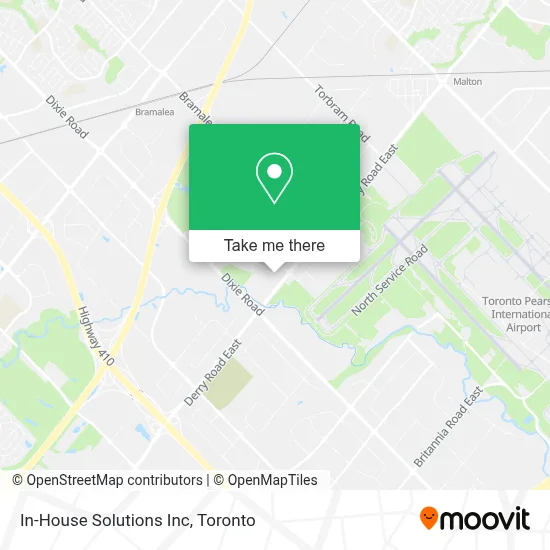 In-House Solutions Inc map