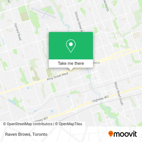 Raven Brows map