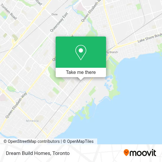 Dream Build Homes map
