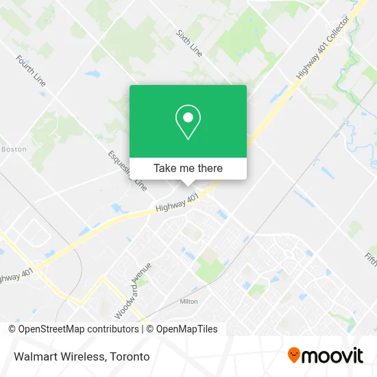 Walmart Wireless map