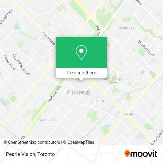 Pearle Vision map