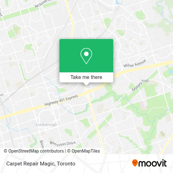 Carpet Repair Magic map