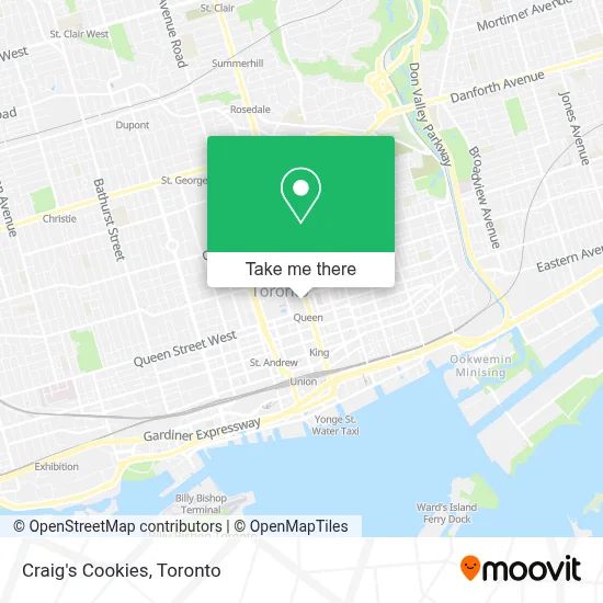 Craig's Cookies map