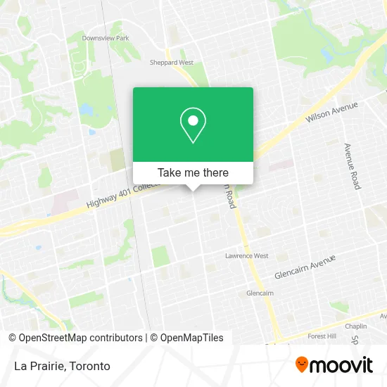 La Prairie map