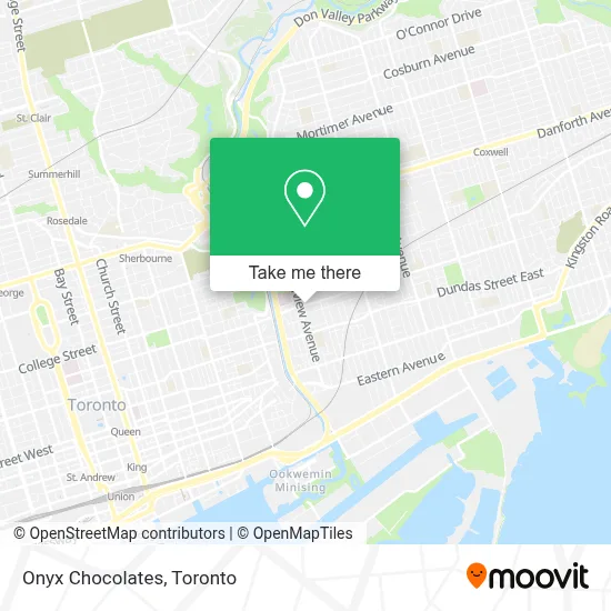 Onyx Chocolates map