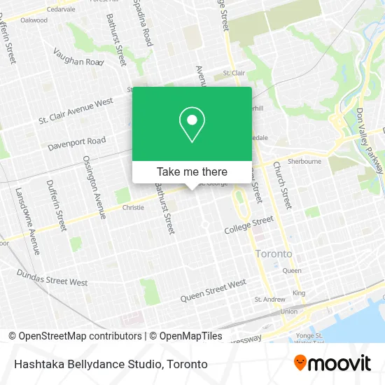Hashtaka Bellydance Studio map