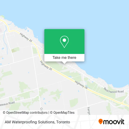 AM Waterproofing Solutions map