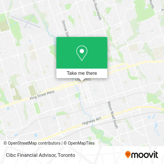 Cibc Financial Advisor map