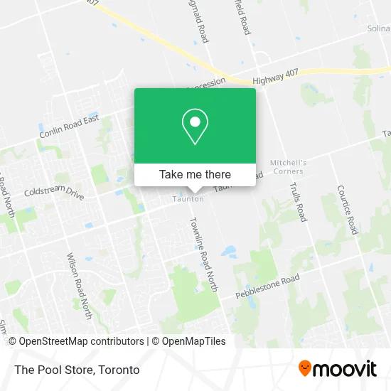 The Pool Store map