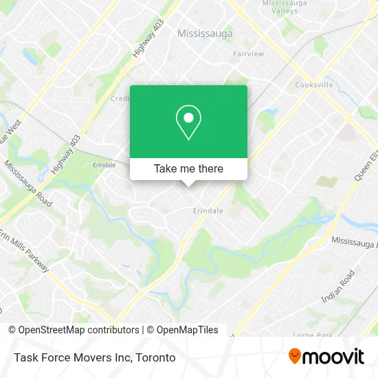 Task Force Movers Inc map