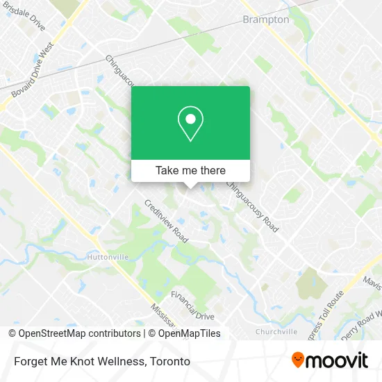 Forget Me Knot Wellness map