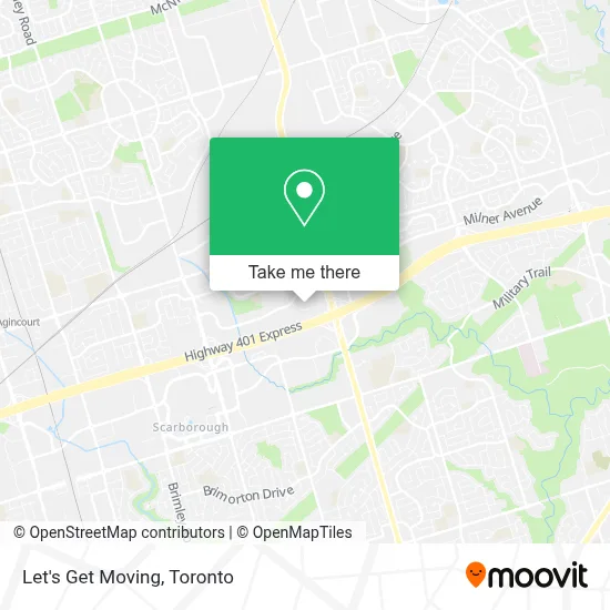 Let's Get Moving map