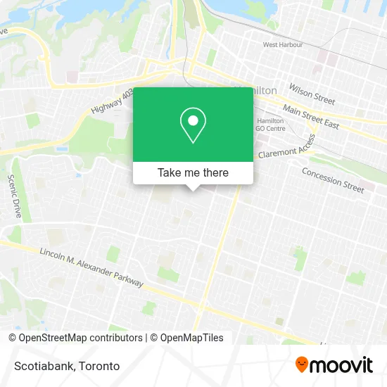 Scotiabank map