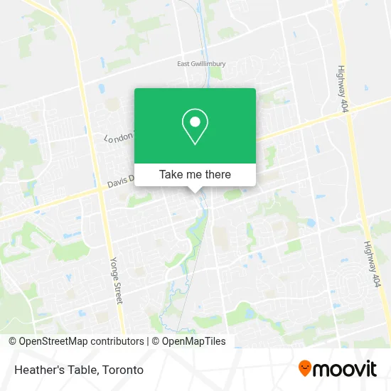 Heather's Table map