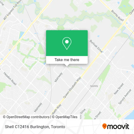 Shell C12416 Burlington map
