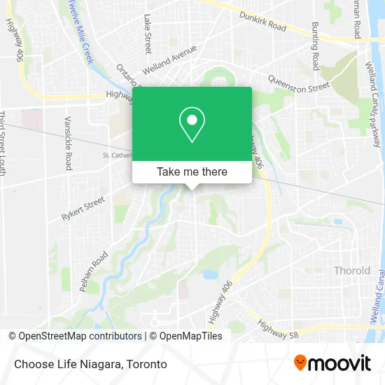 Choose Life Niagara map