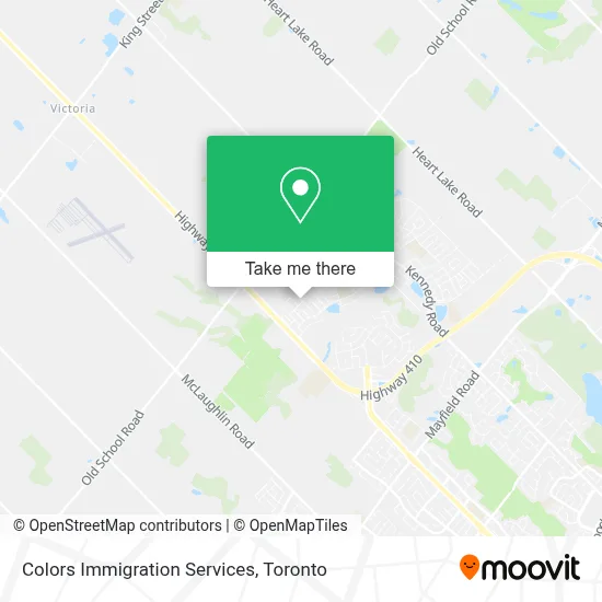 Colors Immigration Services map