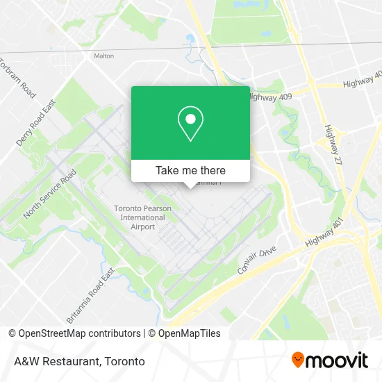 A&W Restaurant map