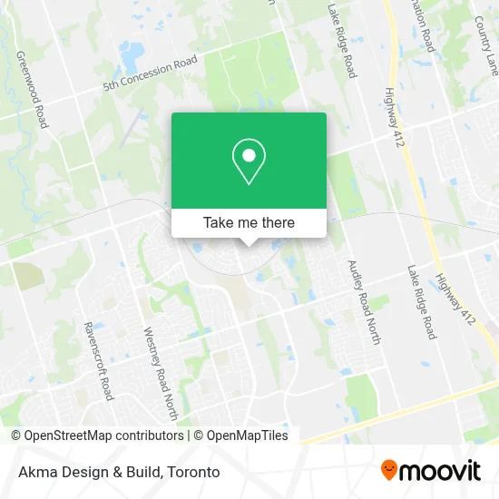Akma Design & Build map