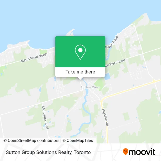 Sutton Group Solutions Realty map