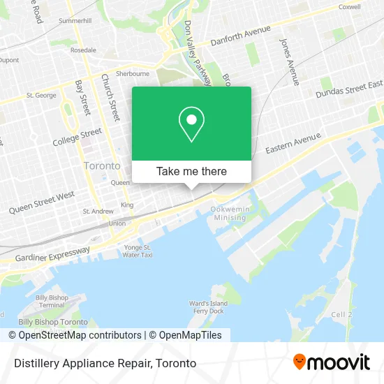 Distillery Appliance Repair map