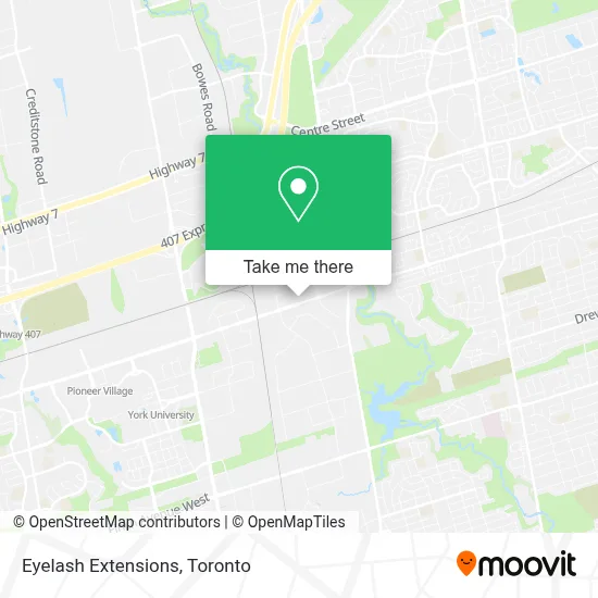 Eyelash Extensions map