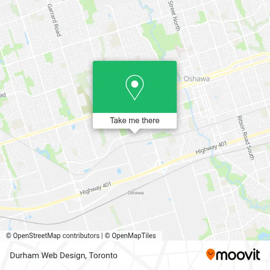 Durham Web Design map