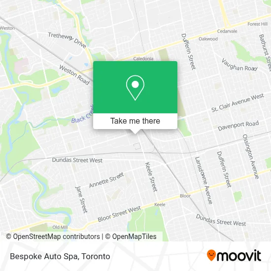 Bespoke Auto Spa map