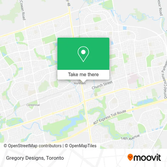 Gregory Designs map