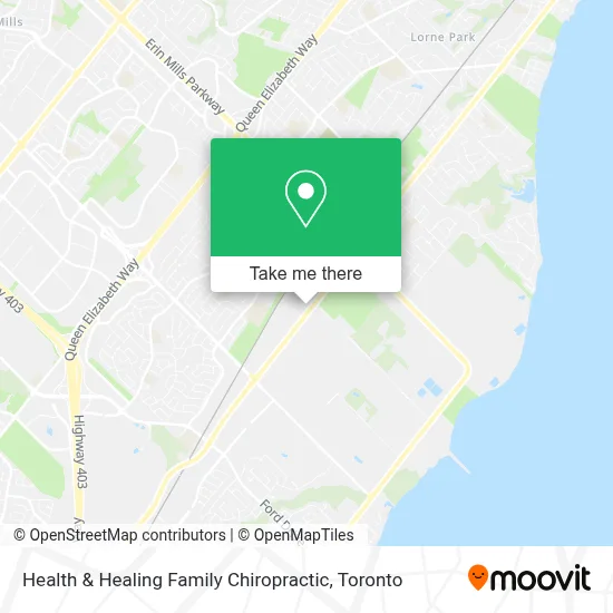 Health & Healing Family Chiropractic map